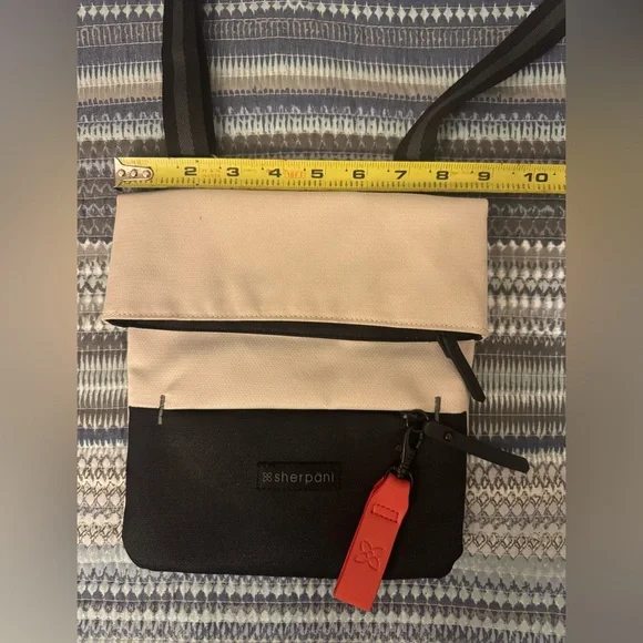 Sherpani Two-Tone Crossbody with Red Accent - Picture 7 of 7